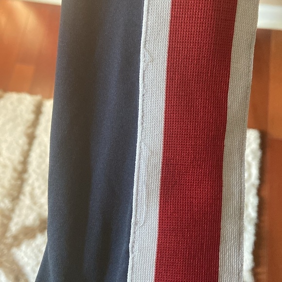 Navy Blue And Red Striped Long Sleeve  Plus Size 2X Midi Dress - Picture 7 of 7